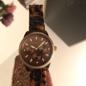 Michael Kors Jet Set Tortoise Shell Ladies Watch